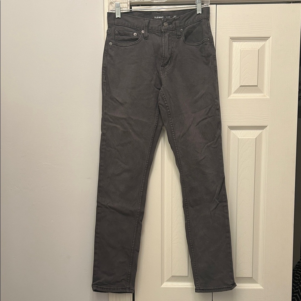 Old Navy Men’s Charcoal Slim Fit Jeans w/ Built-in Flex